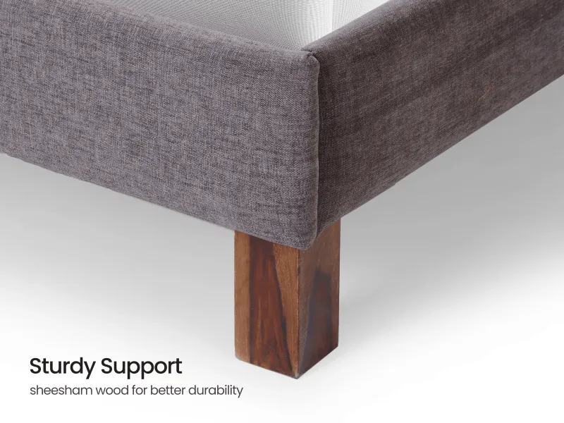 Soho Queen Size Double Bed with 4 Inches Mattress